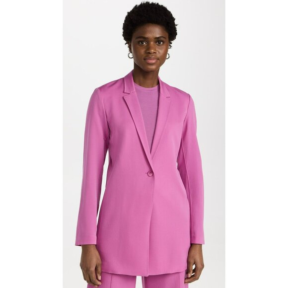 NEW Lapointe Lightweight Wool Tailoring Single Breasted Blazer Orchid Purple - Picture 16 of 16